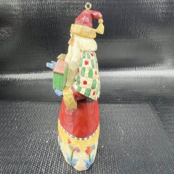 2002 Jim Shore Heartwood Creek Santa with Birdhouse Resin Ornament Figurine VTG - Picture 8 of 11